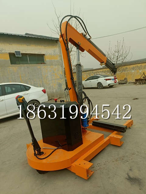 胶州市自卸车厢随车吊 自制轮式四不像起重机 四驱平板吊 5吨 贵盛